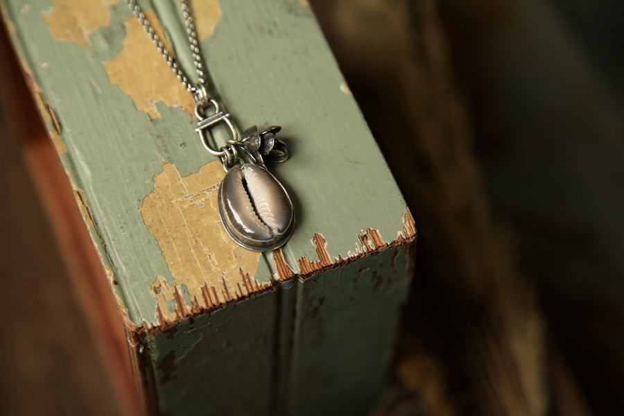 No. 2 || Hawaiian Snake Head Cowry Necklace