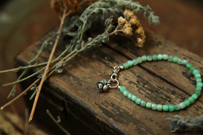 NO. 3 - 6.75" - Earthly Treasures Chrysoprase Bracelet