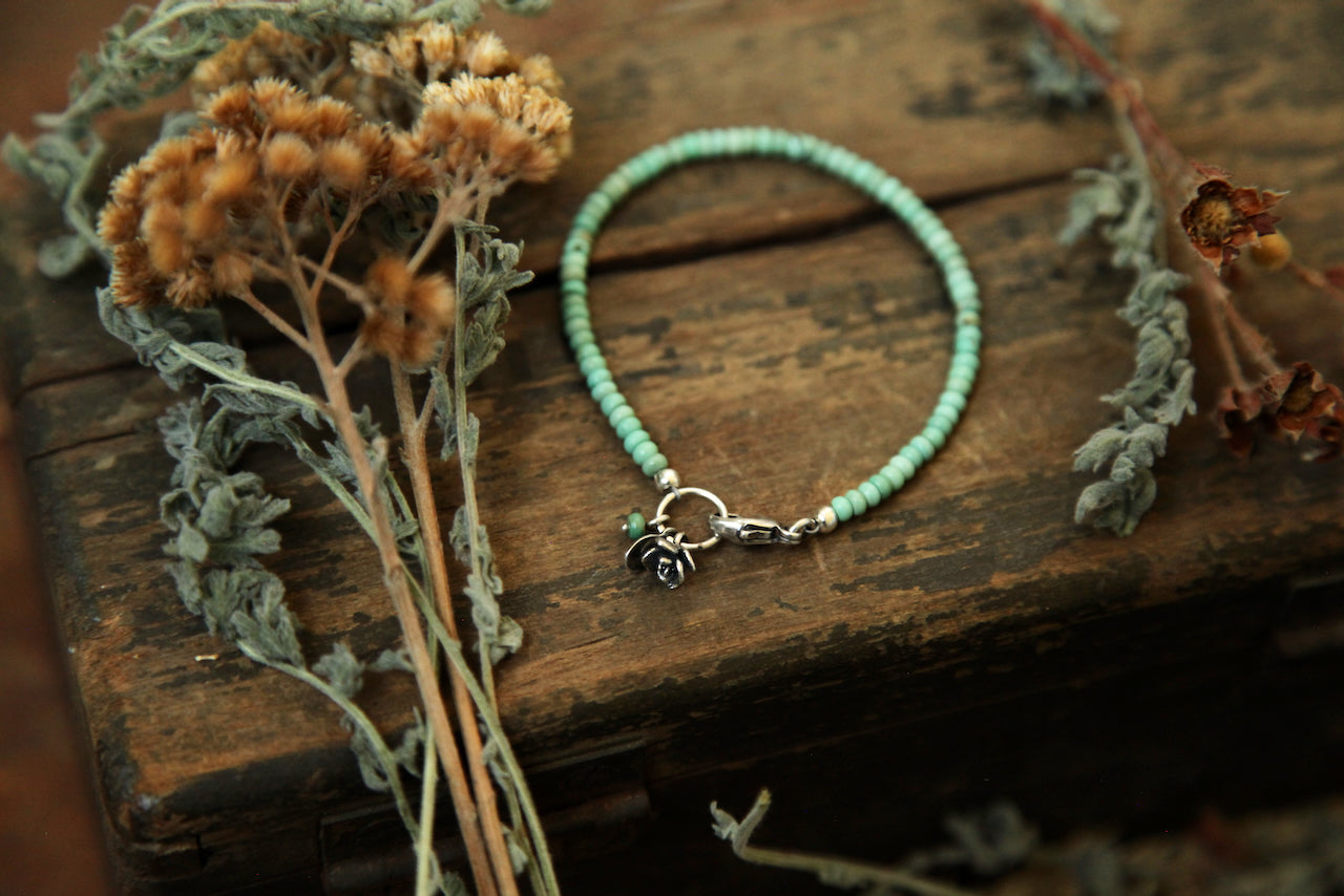 NO. 6 - 6.25" - Earthly Treasures Turquoise Bracelet
