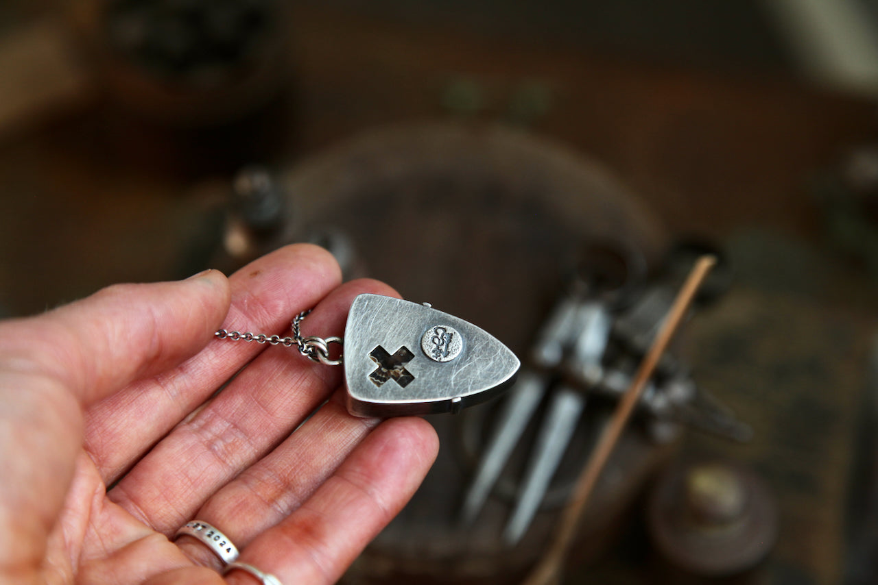 No. 1 ||Marston Marble- Ammonite Fossil Necklace