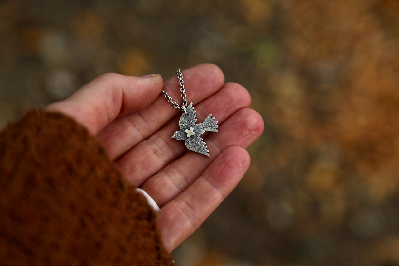 MADE TO ORDER || You Are Here x Bird Necklace
