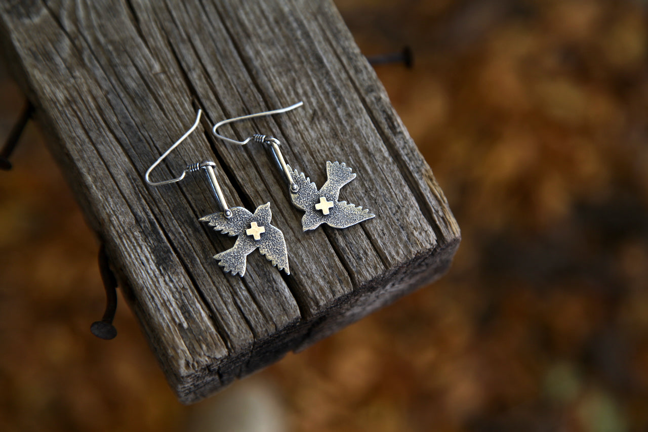 No. 1 || You Are Here x Bird Earrings