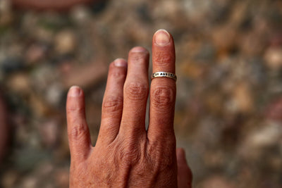 MADE TO ORDER || Custom Date Ring - Sterling Silver Ring