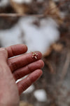 14K || Undaunted and Industrious - Tiny Gold Vertebra Charm