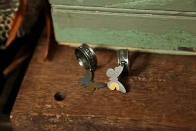 Seam of Light - Sterling Silver + 24K Gold Ring