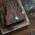 No. 8- Turquoise Stardust Necklace -17 5/8- 19"