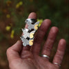 Seam of Light - Sterling Silver + 24K Gold Ring