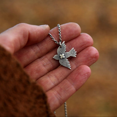 ashley weber bird necklace