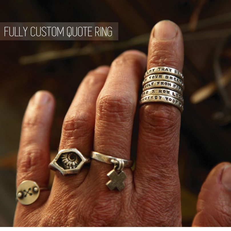 MADE TO ORDER || Fully Custom Quote Ring